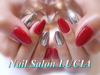 ルシア(Nail Salon LUCIA)/ミラーネイル☆アート定額コース