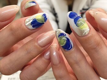 アドネイル(aD nail)/紫陽花ドライフラワー