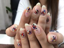 ミーレン ネイルサロン(Miren)/ホロの埋め込みネイル