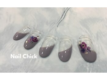 ネイルチックコウベ 銀天街店(Nail Chick kobe)/斜めフレンチネイル