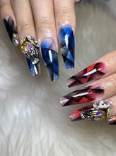 クロスネイル 渋谷店(CROSS nail)/エアーブラシデザイン♪