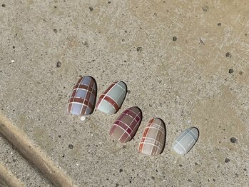 ソウ 難波店 nail salon Sou/チェックnail