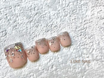 ルークネイル 恵比寿店(LUKE NAIL)/ワンホンフットネイル　秋冬