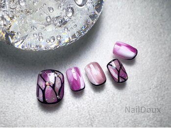 ネイル ドゥ 岡山駅前店(Nail Doux)/ニュアンスバタフライフット