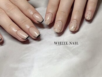 ホワイトネイル(WHITE NAIL)の写真/【パラジェル使用で自爪に優しい◎】クーポン4980円～ご用意！初めてのジェルネイルにもおすすめのサロン♪