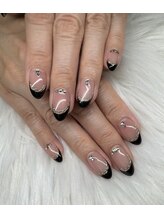 タムタムネイル 本厚木(Tam Tam Nail)/フレンチ持ち込みデザイン