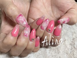 大理石ネイル