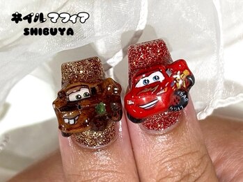 ネイルマフィア 渋谷(NAIL MAFIA)/3Dパーツ/キャラクター/渋谷