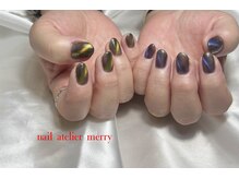 メリー(merry)の雰囲気（人気のマグネットジェルのカラーも豊富に揃えています♪）