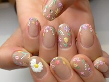 キラネイル アンド アイラッシュ by World Beauty(KIRA)/フラワーネイル