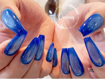 クルン 大阪 御幣島(Qurun)/ブルーマグネットネイル