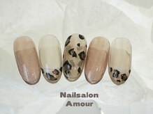 アムールユシマテン 上野湯島店(Amour)/ キラキラ秋のネイルコース¥7980