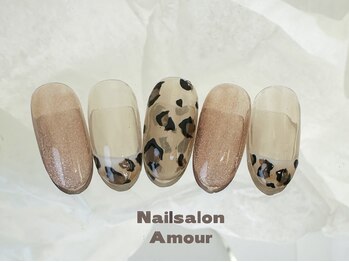 アムールユシマテン 上野湯島店(Amour)/ キラキラ秋のネイルコース¥7980