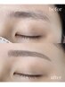 【美眉】骨格似合わせアイブロウWAX+眉メイク仕上げ  ￥5000