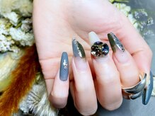 シェル ネイル(Cher nail)/秋色ネイル【Cher nail】