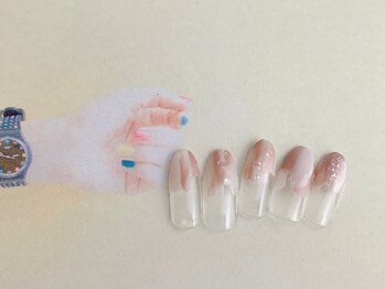 ネイルサロン&スクール ジーナ(GINA)/8月シンプルナチュラルカラー