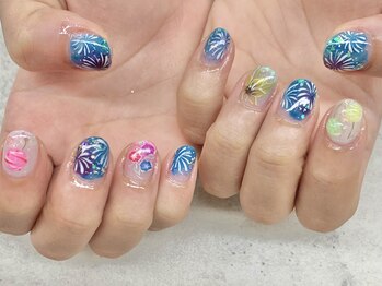 ネイルサロン ドゥ(Nail Salon Doux)/(平田)夏祭りネイル