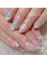 ネイル クロス ラニ 所沢店(Nail×Lani)/持ち込みクリームソーダネイル