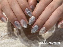 エールルーム 中目黒(aileroom)/寒色冬ネイル