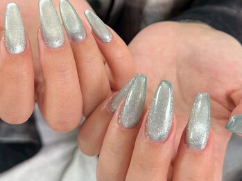 アンドネイル(+ and Nail)/長さだし/マグネット/ブルー