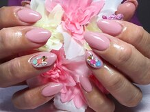 リコ ネイル(RIKO NAIL)/ポイントビジューネイル