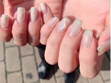 ネイルマジック 仙台一番町店(NAIL MAJIC)/クリアオーロラネイル￥9900