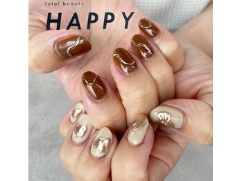 ハッピー(HAPPY)/アシンメトリー ネイル