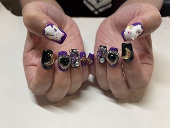 ネイルサロン ブリリアント(Nail Salon Brilliant)/アート8＋キャラネイル2