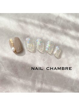 ネイル シャンブル(nail CHAMBRE)/ニュアンス＋ホログラム
