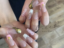 10本長さ出しデザイン