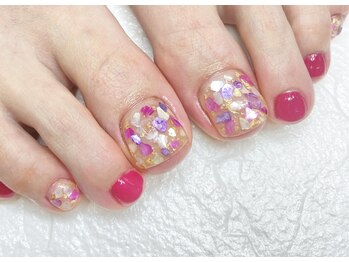 アリイネイルズ(ALII Nails)/シェルフットネイル
