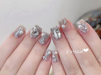 エフプラスネイル(F+Nail)の写真/【大人気のワンホン/持ち込み/韓国ネイルで理想通りの指先に】自分だけの特別なネイルを楽しめる♪