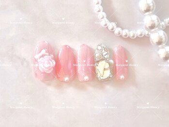 マーガレットハニー 本八幡/トレンドリボンバラネイル