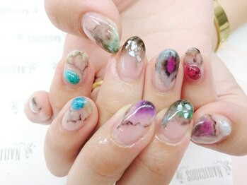 ネイリシャス(NAILICIOUS)/石風クリアネイル♪