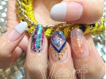 ネイルサロン べルフ(nail salon Verf)/ホイルフリンジネイル