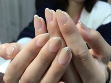ミーレン ネイルサロン(Miren)/ベージュのグラーデ