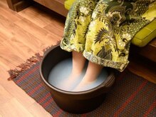 タイ セン/足湯風景