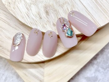 ネイルサロン ふるる 大須店/☆ミディアムネイル#195