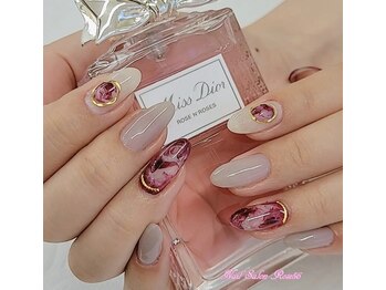 ローズ56(Rose56)/マーブルネイル