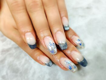 ネイルサロン シェル(Nail Salon SHELL)/ブルーネイル