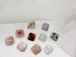 フットネイル/春ネイル/夏ネイル