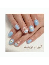 モコネイル(moco nail)/☆ワンカラー2本アート☆