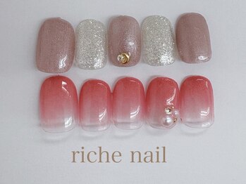 リッシュネイル 新百合ヶ丘店(riche nail)/シンプルアートコース