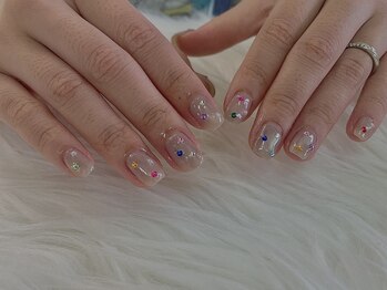 リンボンネイル(Rinbon nail)/【持ち込み/アート5本まで】