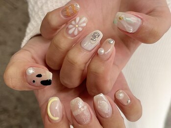 ア―ジュポシェフリル 天神西通り店(age poche Frill)/ニュアンスネイル