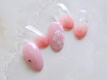 ルシェルアイ/フラワー☆オフィスピンク☆花