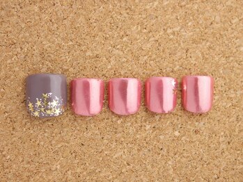 ネイルサロン ブランロール 白金店(Nail Salon Blanl'or)/FOOT ピンクミラー☆★