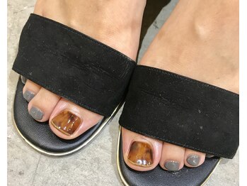 ドレス ネイルアンドアイラッシュ 梅田(Dress)/【Ｄress 梅田】べっ甲柄