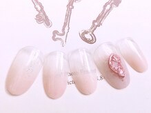 ピーチポット/【上品シンプルアート付7900円】