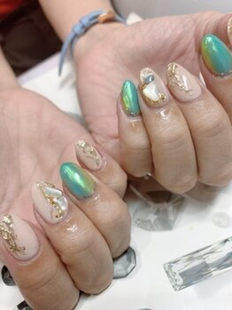 リルカネイル(Re'Luca nail)/ジェルアート付け放題コース